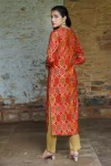 Festive kurti with neck work (4)